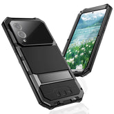 R-JUST Life wasserdichte, staubdichte und stoßfeste Handyhülle mit Halterung, für Samsung Galaxy S25 Ultra 5G, für Samsung Galaxy S24 Ultra 5G